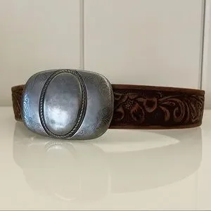 Brave Leather | Accessories | Brave Beltworks Tooled Brown  display picture 1